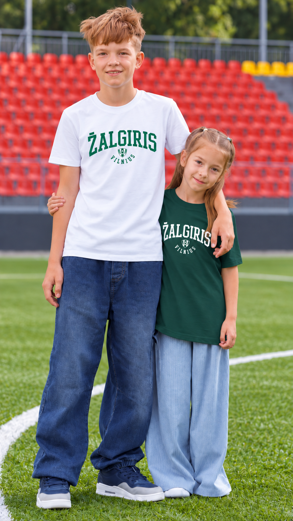 Vaikiški Marškinėliai "Žalgiris" (balti)-2