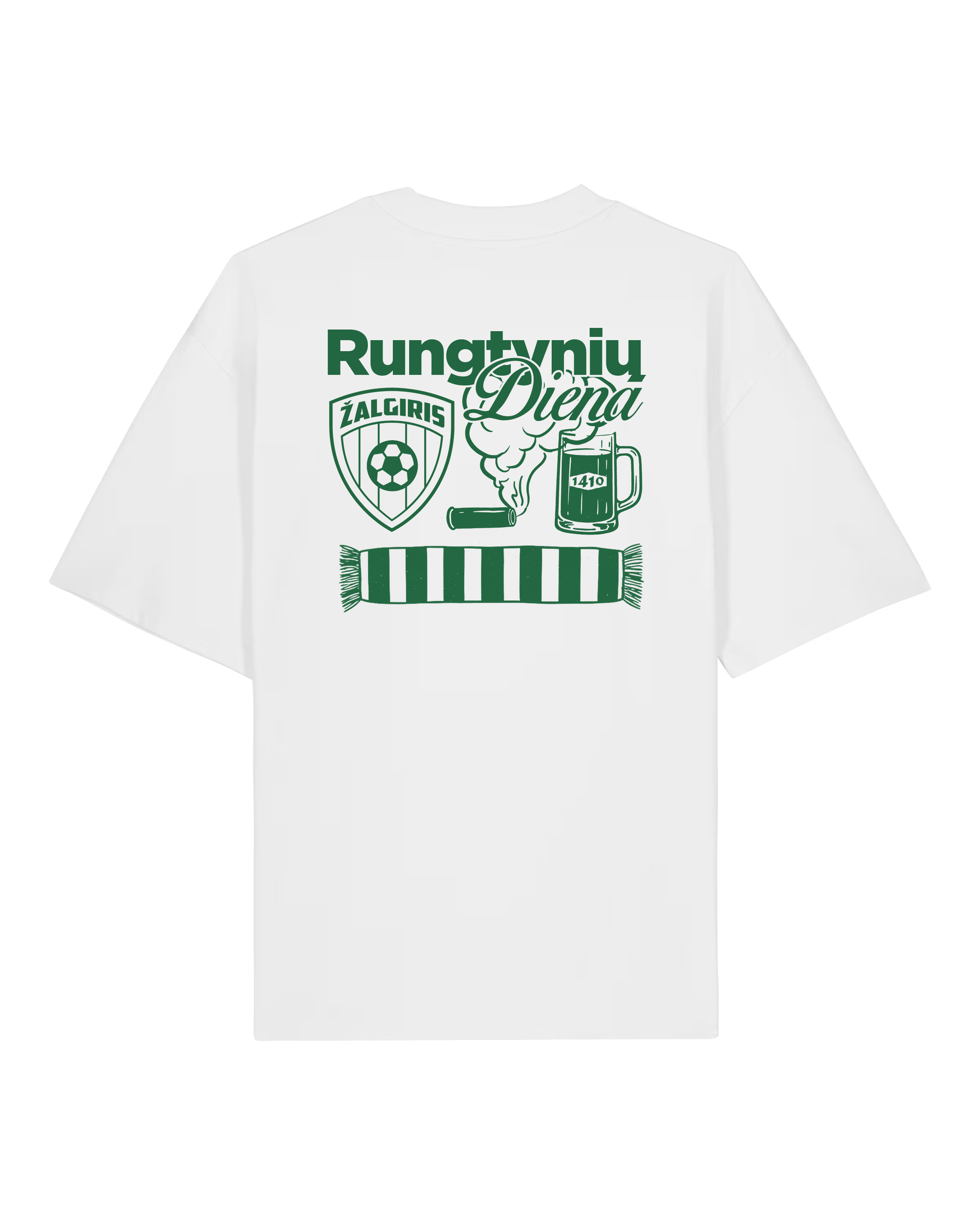 Marškinėliai "Rungtynių diena" (oversize)