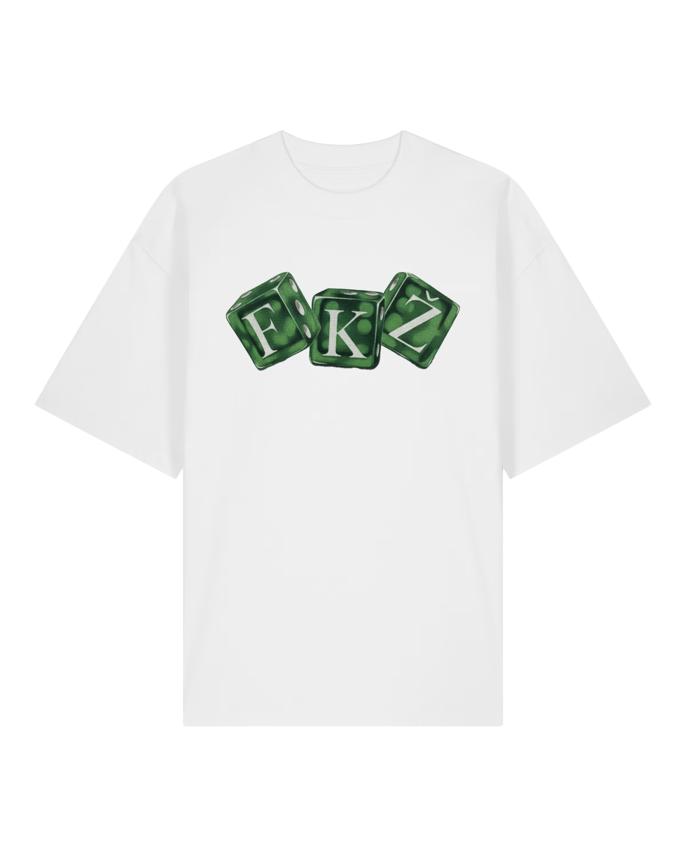 Marškinėliai "FKŽ kauliukai" (oversize)