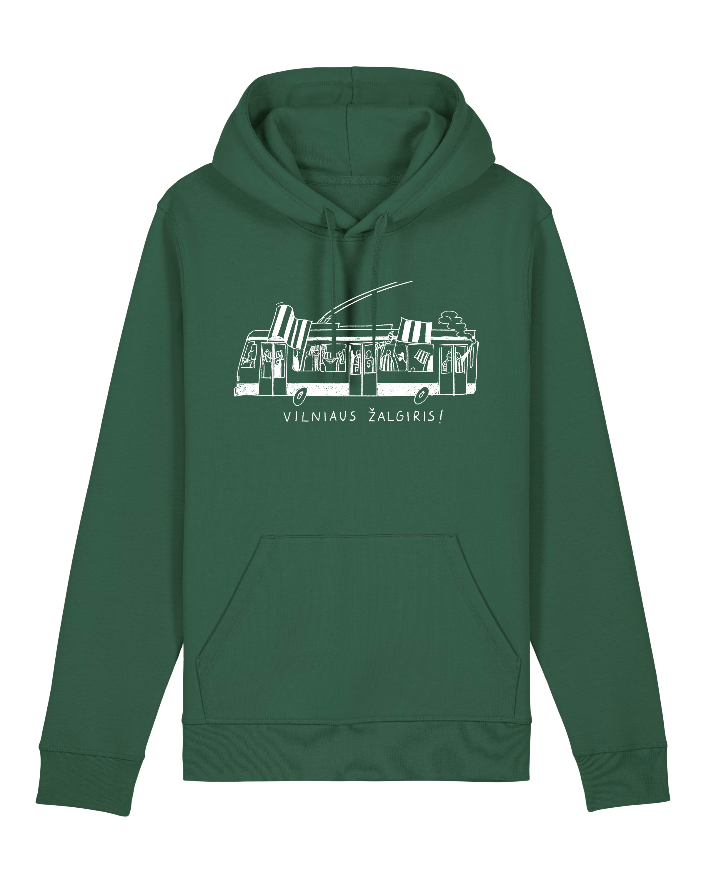 Džemperis su kapišonu "Žalgirio troleibusas"