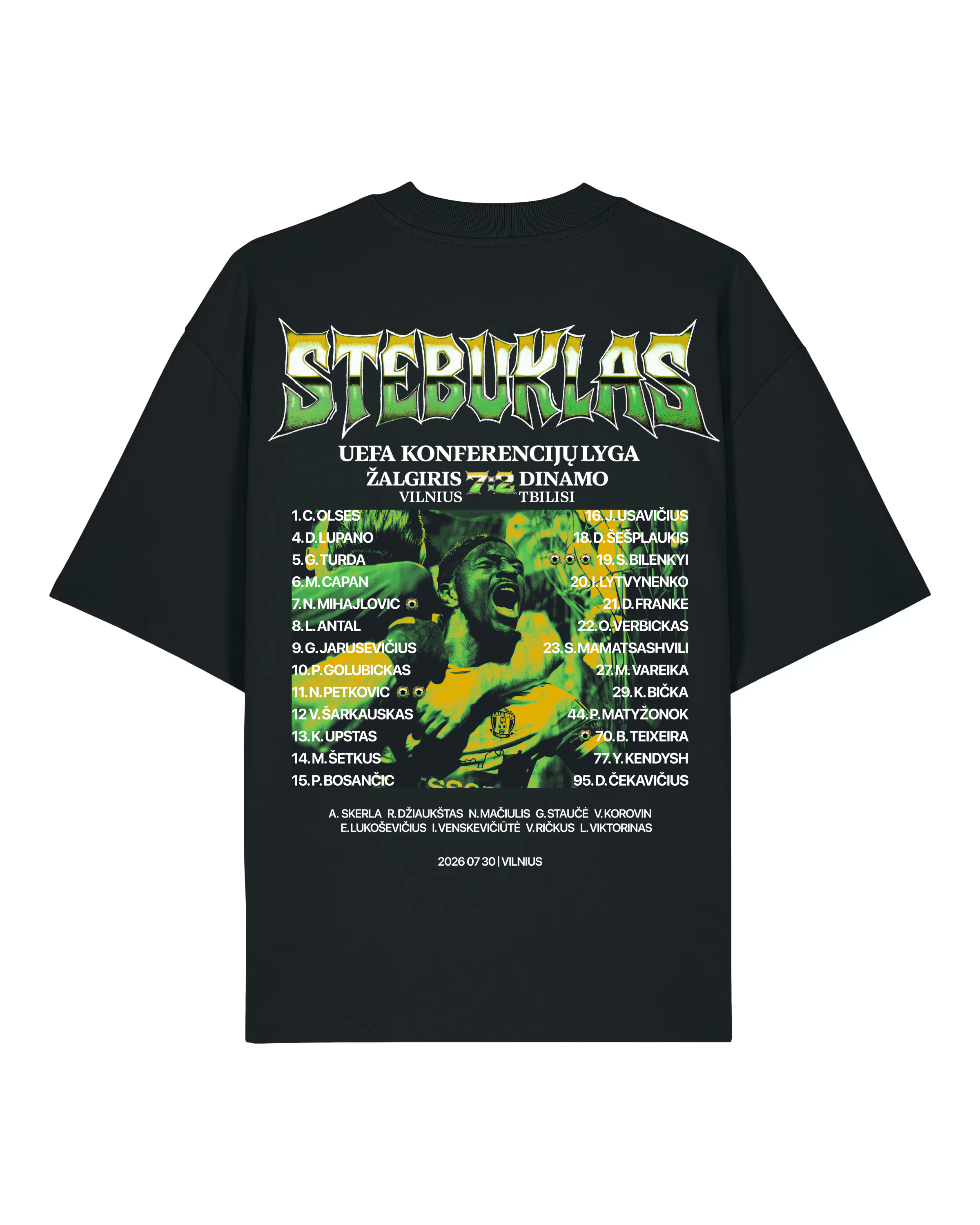Juodi stebuklas marškinėliai(Oversize)-1