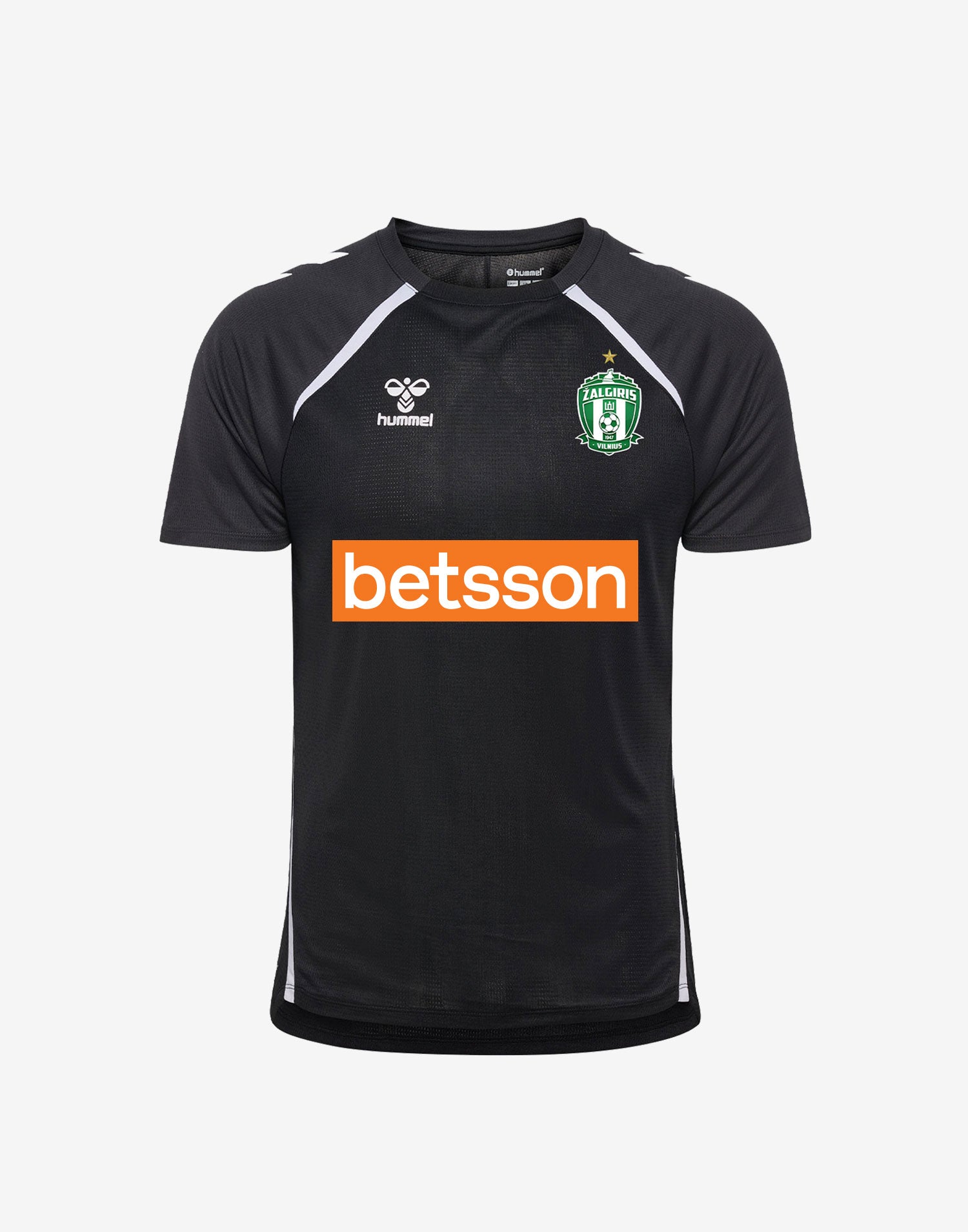 Standartiniai FK Žalgiris rungtynių marškinėliai (juodi)